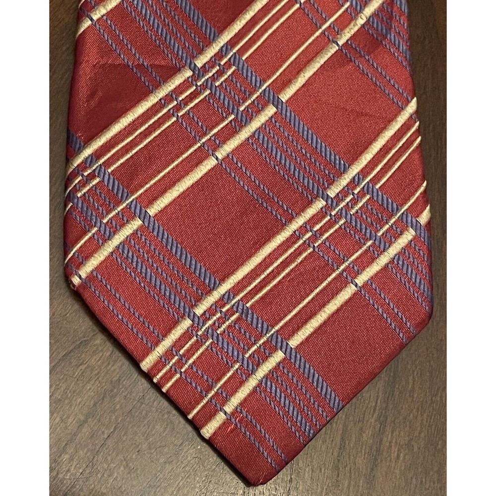 Aquascutum Of London 100% Silk Men’s Neck Tie Made In Usa